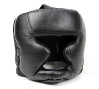 Peukerty Good Casque d'entraînement avec protection contre les coups de pied Noir