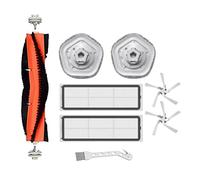 Peukerty Kit de pièces de rechange pour aspirateur robot W10 W10 Pro avec brosse latérale principale et filtre HEPA
