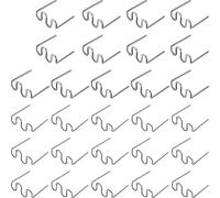 Peukerty Lot de 1000 agrafeuses à chaud en plastique pour réparation de carrosserie 0,8 0,6 mm S Wave