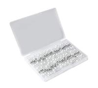 Peukerty Lot de 200 connecteurs de à souder blancs 26-24 AWG, connecteurs thermorétractables, bornes de étanches et isolées