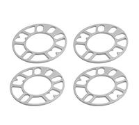 Peukerty Lot de 4 élargisseurs de voie de roue - Rondelles - Élargisseurs de voie - 5 mm - Boulons pour 4X100, 4X114,3, 5X100, 5X108, 5X114,3, 5X120