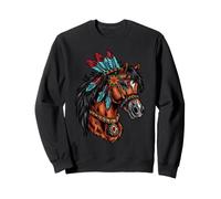Peuple autochtone américain de la Tribu des Horse Feather Sweatshirt