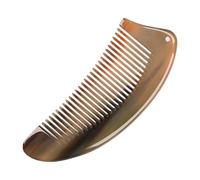 PEUPLE NATUREL OXHORNE - Brosse osseuse anti-statique de dents larges de qualité supérieure, de soins de la barbe stimulant fabriqué à la main | Glide lisse à double détangle de peignes de peign
