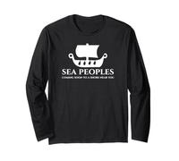 Peuples de la mer - Mème d'histoire méditerranéenne de l'ère Bronze Antique Manche Longue