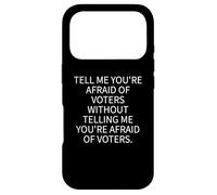 Peur de la responsabilité Politique des électeurs Coque pour iPhone 17 Pro