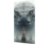 Peur Diamond Painting Adulte, Diamond Painting Serpent Broderie Diamant Kit Complet, 5D Cristal Strass Point de Croix Puzzle Artisanat Peinture Diamant, Tableau Decoration Murale 80x160cm fr6-b6