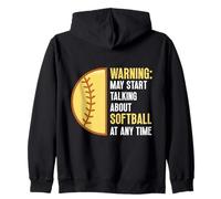 Peut Commencer À Parler De Softball À Tout Moment Softball Sweat à Capuche