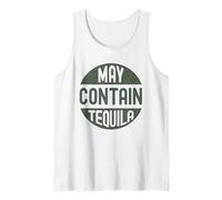 Peut contenir de la Tequila drôle Boisson Shot Blague pour Adulte Débardeur