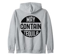 Peut contenir de la Tequila drôle Boisson Shot Blague pour Adulte Sweat à Capuche