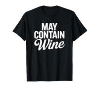 Peut contenir du vin - Amusant Jour de consommation T-Shirt