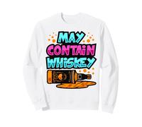 Peut contenir du Whisky pour Maman Papa Shots Boissons Shot Fun Sweatshirt