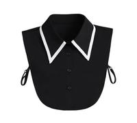 Peut démonter le collier artificiel, 3 Pièces Demi Col Détachable for Femme Multicolore(Color 9)