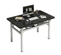 Peut être Plié. Table Informatique, Pas D'assemblage Besoin Économiser De L'espace Petit Bureau Pour Les Bureaux Familiaux, Chambre à Coucher & Salon Apprendre à écrire La Ta(Size:120x60x74cm,Color:B)