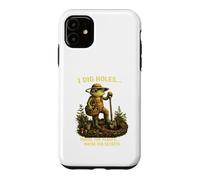 Peut-être pour Les Plantes, Peut-être pour Les Secrets | Retro Frog Gardener Coque pour iPhone 11