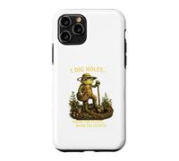 Peut-être pour Les Plantes, Peut-être pour Les Secrets | Retro Frog Gardener Coque pour iPhone 11 Pro