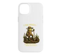 Peut-être pour Les Plantes, Peut-être pour Les Secrets | Retro Frog Gardener Coque pour iPhone 14 Plus