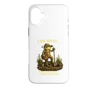 Peut-être pour Les Plantes, Peut-être pour Les Secrets | Retro Frog Gardener Coque pour iPhone 16 Plus