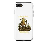 Peut-être pour Les Plantes, Peut-être pour Les Secrets | Retro Frog Gardener Coque pour iPhone SE (2020) / 7/8