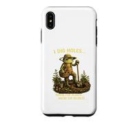 Peut-être pour Les Plantes, Peut-être pour Les Secrets | Retro Frog Gardener Coque pour iPhone XS Max