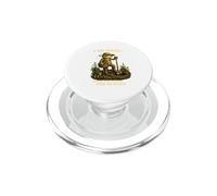 Peut-être pour Les Plantes, Peut-être pour Les Secrets | Retro Frog Gardener PopSockets PopGrip pour MagSafe
