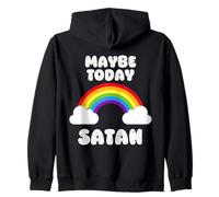 Peut-être qu'aujourd'Hui Satan est drôle, Arc-en-Ciel et Sarcastique Sweat à Capuche
