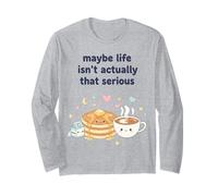 Peut-être Que la Vie n'est Pas Cette sérieuse crêpe Kawaii Manche Longue