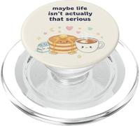 Peut-être Que la Vie n'est Pas Cette sérieuse crêpe Kawaii PopSockets PopGrip pour MagSafe