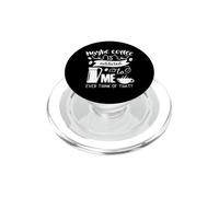 Peut-être Que Le café est Accro à Moi Un Accro au café drôle PopSockets PopGrip pour MagSafe