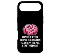 Peut-être Que si Je dis aux Gens Que Leur Cerveau est Une Application drôle et Sarcastique Coque pour iPhone Air