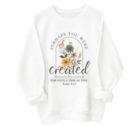 Peut-être que vous avez été créé pour une telle période que ce sweat à capuche peut-être que vous avez été créé pour un tel moment que ce sweat-shirt, Blanc-1, XXL