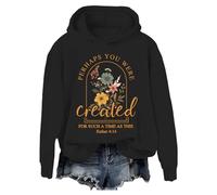 Peut-être que vous avez été créé pour une telle période que ce sweat à capuche peut-être que vous avez été créé pour un tel moment que ce sweat-shirt, Noir , XXL