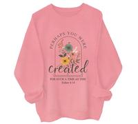 Peut-être que vous avez été créé pour une telle période que ce sweat à capuche peut-être que vous avez été créé pour un tel moment que ce sweat-shirt, Rose - 1, S