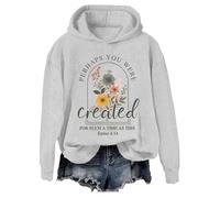 Peut-être que vous avez été créé pour une telle période que ce sweat à capuche peut-être que vous avez été créé pour un tel moment que ce sweat-shirt, gris, XL