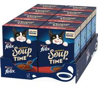 [Peut être servi frais pour l'été] Felix Soupe pour chat Sélection de la ferme 48x48 g