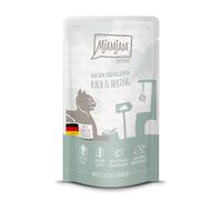 [Peut être servi frais pour l'été] MjAMJAM Duo Quetschie Nourriture humide pour chat Veau Hareng 125 g
