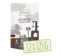 [Peut être servi frais pour l'été] MjAMjAM Quetschie Nourriture humide pour chat cheval citrouille 125 g x 12