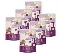 MjAMjAM - Nourriture humide premium pour chats - Quetschie Pur plaisir de la viande - délicieux sanglier pur, paquet de 6 (6x300g), sans céréales