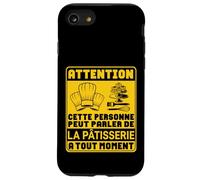 Peut Parler de Pâtisserie Pâtissier patissière Drôle Coque pour iPhone SE (2020) / 7/8