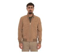 Peuterey - Sands Suede Harrington Jacket - Homme - Vestes - Beige - Taille: M