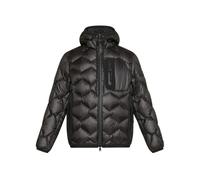 Peuterey, Homme, Vestes, Noir, Taille: M Doudoune Noire Géométrique Matelassée
