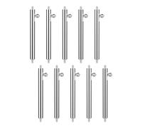 PEUTIER 10pcs 20mm Épingles de Montre Libération Rapide, Broches de Montre en Acier Inoxydable Broches de Liaison de Bracelet pour Samsung Galaxy Watch 5/5 Pro/4/4 Classic