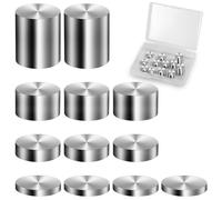 PEUTIER 12 Pièces Poids de Voiture pour Pinewood Derby, 67,33g Tungsten Weight 4 Tailles Contrepoids Cylindrique de Voiture pour Accélérer Votre Voiture