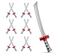 PEUTIER 12pcs Épées Gonflables, Épées Jouets Gonflables Épée de Samouraï Gonflable Épée Ninja Jouets Gonflables pour Filles Garçons Anniversaire Fête à Thème Ninja
