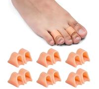 PEUTIER 12pcs Redresseur d'Orteils en Marteau, Correcteur d'Orteils Redresseur Gros Orteil Correcteur d'Oignon Redresseur d'Orteils en Marteau Correcteur pour Griffe d'Oignon Orteils Tordus (M)