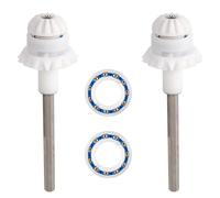 PEUTIER 2 Pièces Nettoyeur Piscine pour MX8 MX8EL MX6 MX6EL Elite, Accessoires Mise Point l'arbre d'Entraînement Nettoyeur Piscine Rechange Nettoyeur Piscine pour Zodiac, avec Roulement Roue Moteur