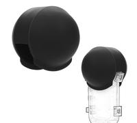 PEUTIER Capuchon d'Objectif en Silicone pour Insta 360 x3 Boîtier de Plongée Invisible, Protection d'Objectif Accessoires de Protection d'Objectif Flexibles (Noir), 34173