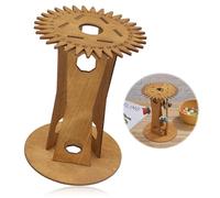 PEUTIER Kit de Disque Kumihimo Marudai, Disque de Tressage Kumihimo en Bois Kumihimo Fournit un Disque de Tressage de Corde à Main pour Bricolage de Corde à Main