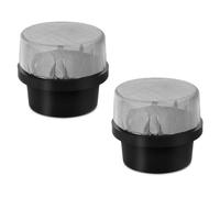 PEUTIER Lot de 2 capuchons de filtre de purge d'air 190106Z en acier inoxydable - Bonne étanchéité - Compatible avec les filtres Pentair, EasyClean DE et Quad DE