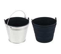 PEUTIER Lot de 2 revêtements de seau à graisse en silicone pour Traeger, réutilisables avec couvercle de goulotte de graisse, accessoires de grill pour Pit Boss Pellet Grill Traeger Pro Series