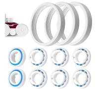 PEUTIER Pneus et Roulements de Roue pour Nettoyeur de Piscine Kit de Remplacement pour Polaris, 8pcs C60 et 3pcs C10 Tout Usage Pièces de Nettoyeur Piscine Compatibles avec Polaris 180 280 360 380